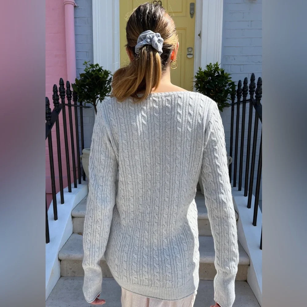 Brandy melville gray Paulina sweater - Picture 4 of 5